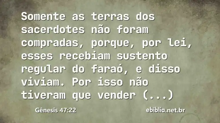 Gênesis 47:22