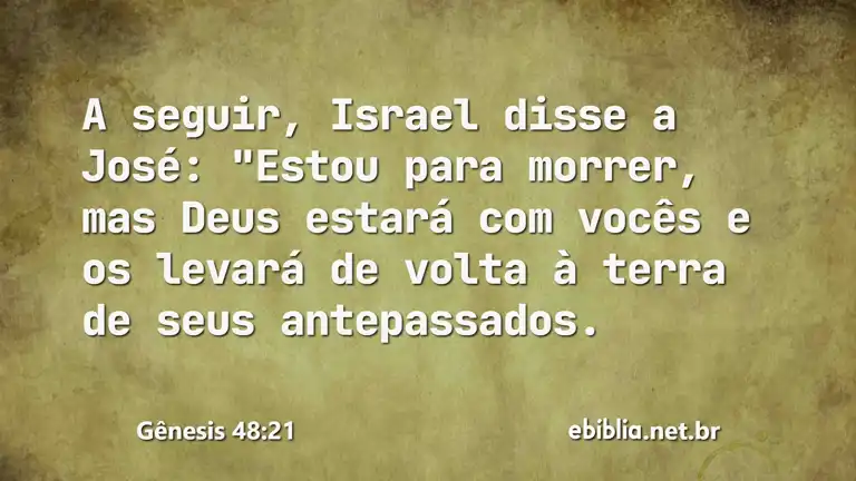 Gênesis 48:21