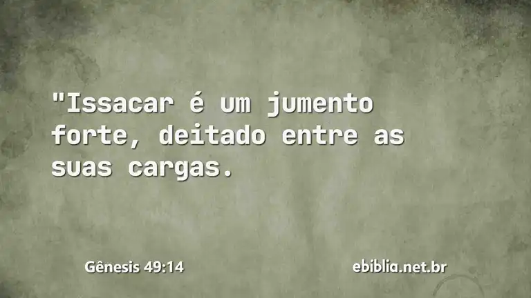 Gênesis 49:14