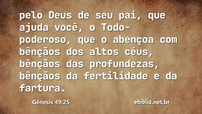 Gênesis 49:25