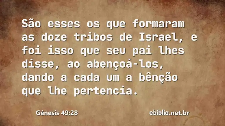 Gênesis 49:28