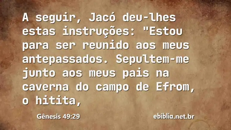 Gênesis 49:29