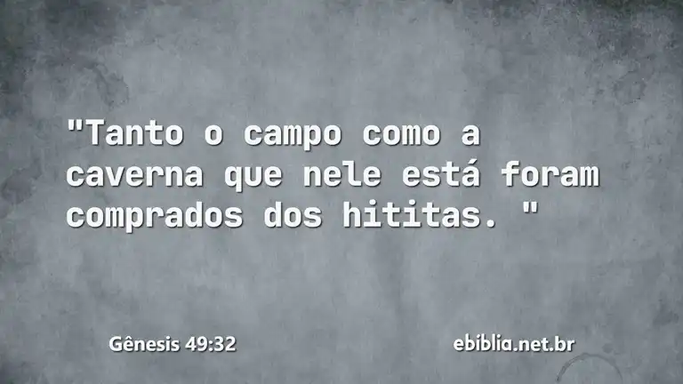 Gênesis 49:32