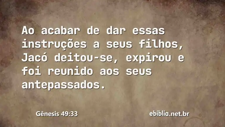 Gênesis 49:33