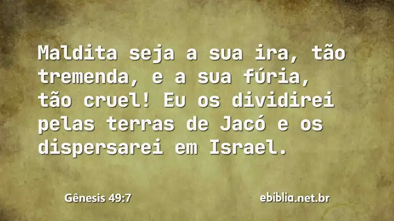 Gênesis 49:7