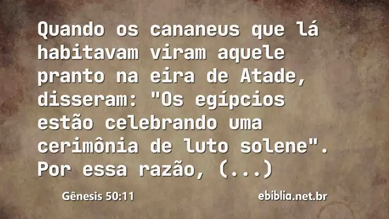 Gênesis 50:11