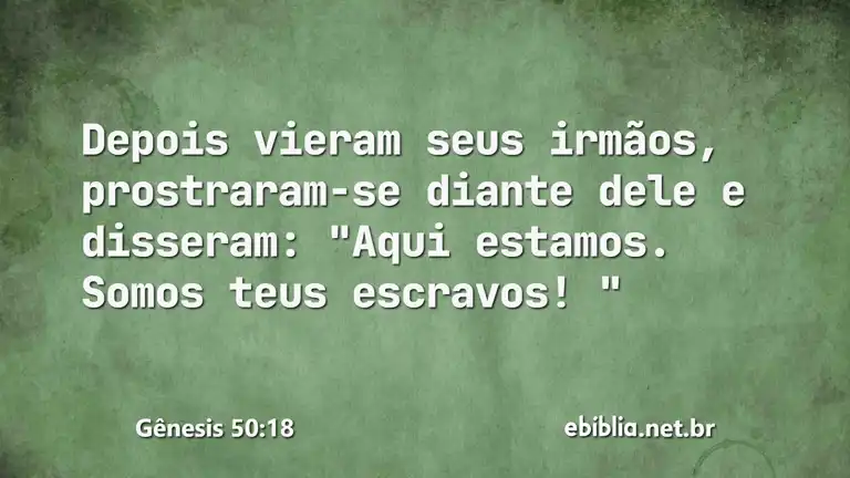 Gênesis 50:18