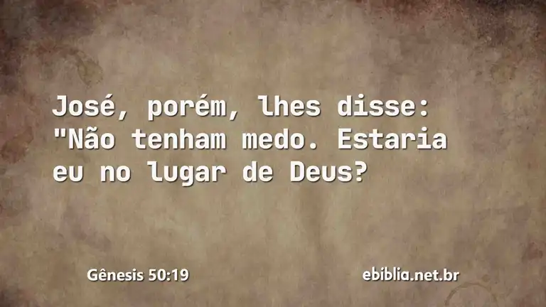 Gênesis 50:19