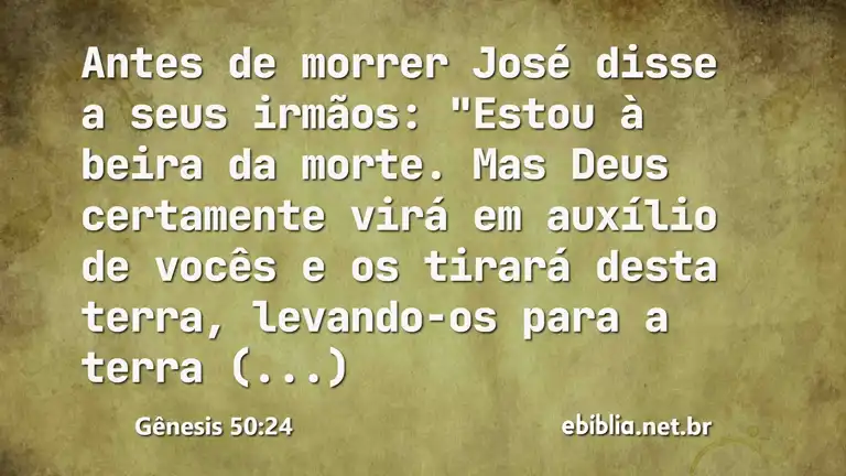 Gênesis 50:24