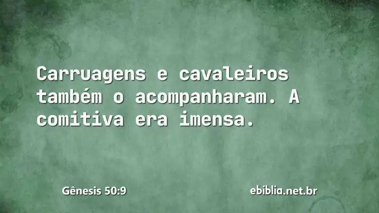 Gênesis 50:9