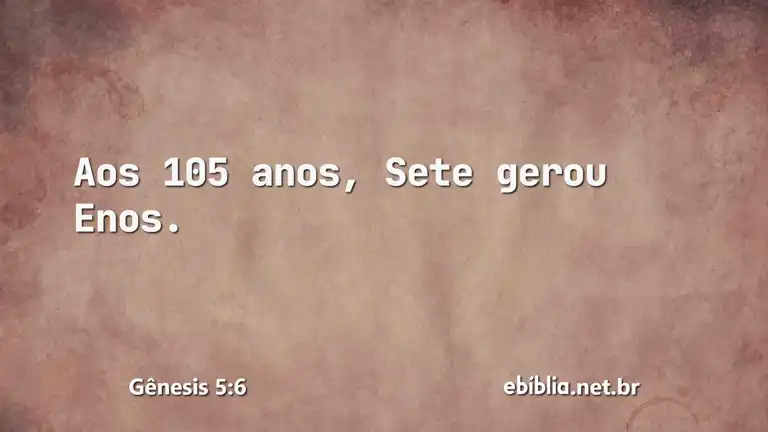 Gênesis 5:6