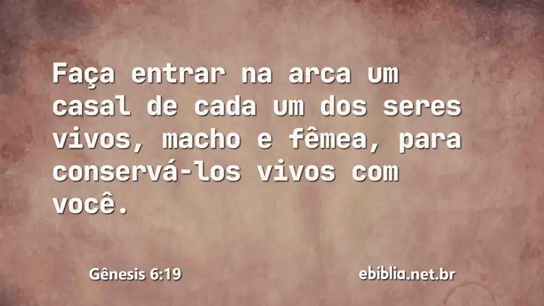 Gênesis 6:19