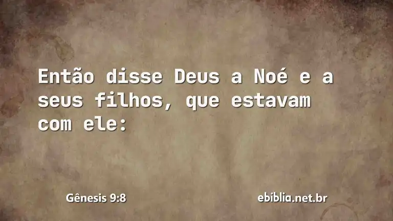 Gênesis 9:8