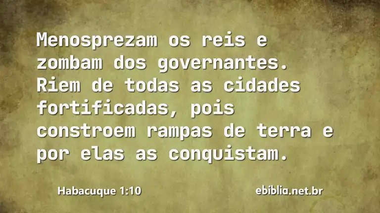 Habacuque 1:10