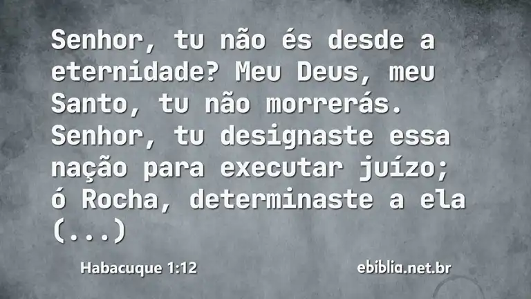 Habacuque 1:12