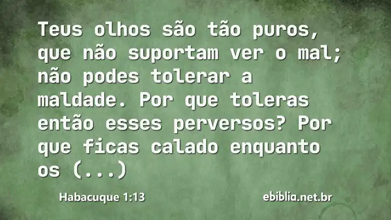 Habacuque 1:13