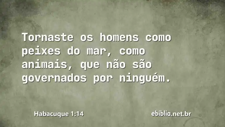 Habacuque 1:14