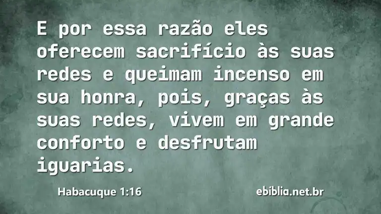 Habacuque 1:16