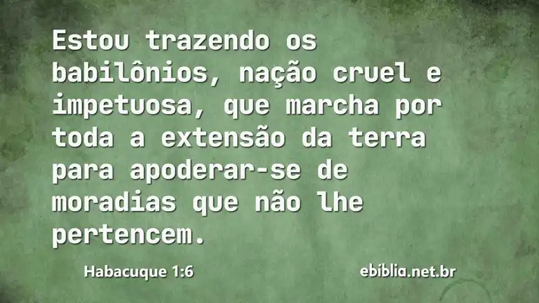 Habacuque 1:6