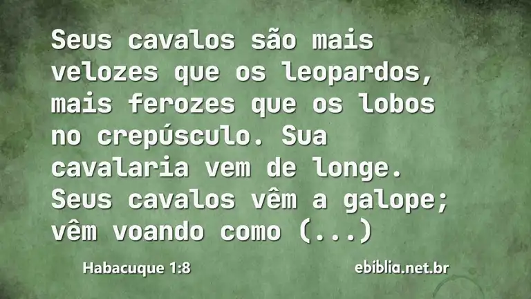 Habacuque 1:8