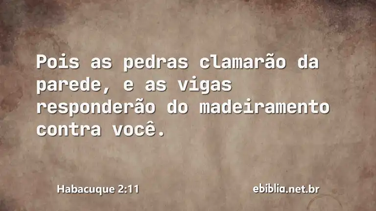 Habacuque 2:11