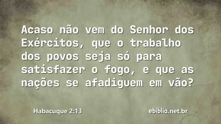 Habacuque 2:13