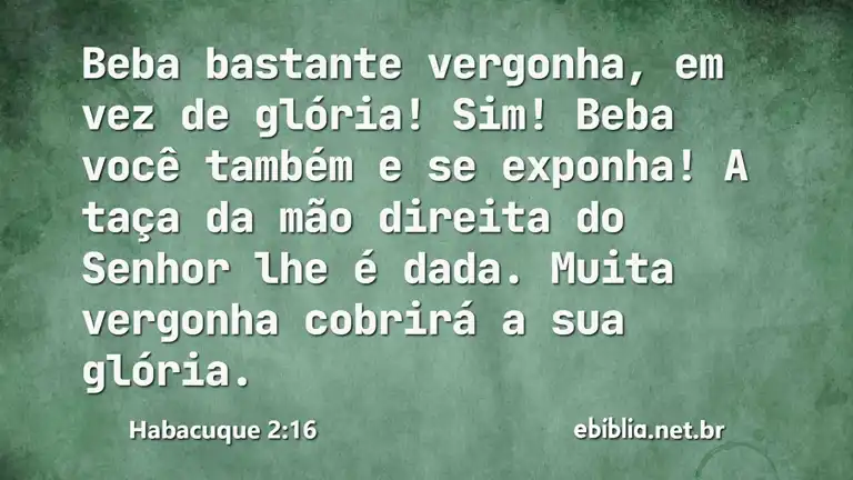 Habacuque 2:16