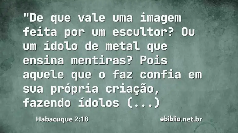 Habacuque 2:18