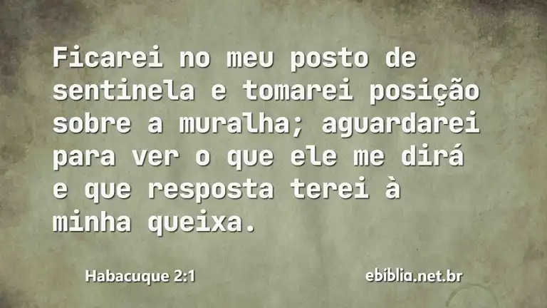 Habacuque 2:1