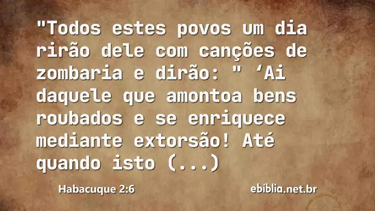 Habacuque 2:6