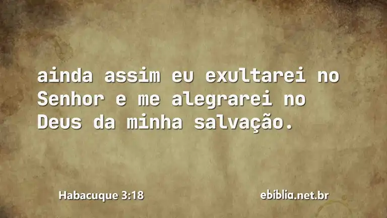 Habacuque 3:18