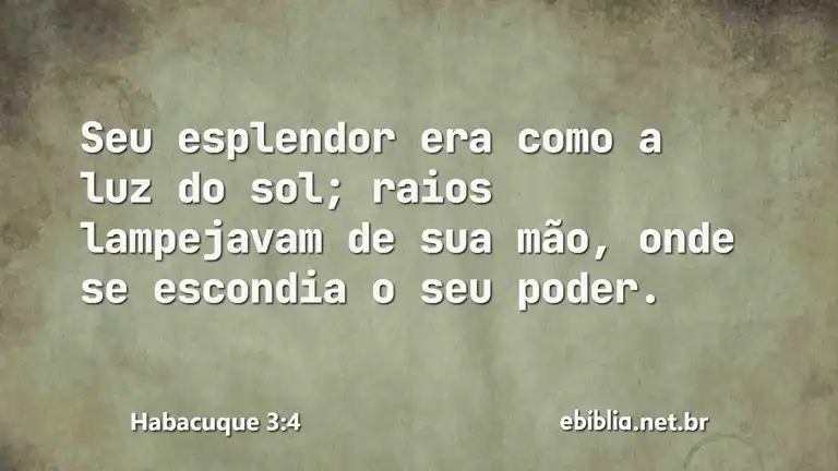 Habacuque 3:4