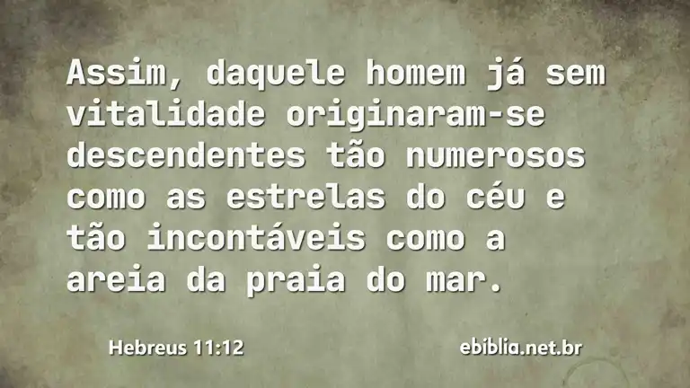 Hebreus 11:12