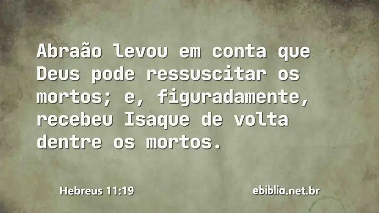 Hebreus 11:19