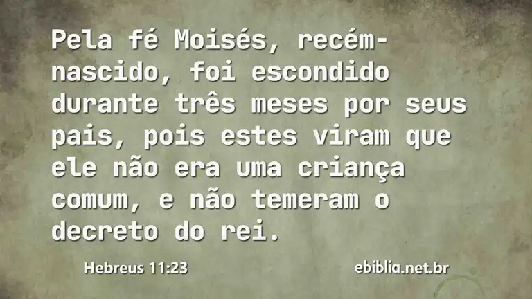 Hebreus 11:23