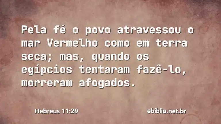 Hebreus 11:29