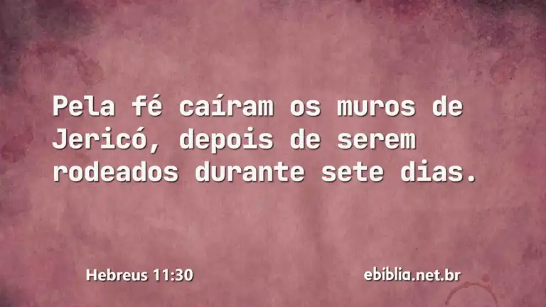 Hebreus 11:30