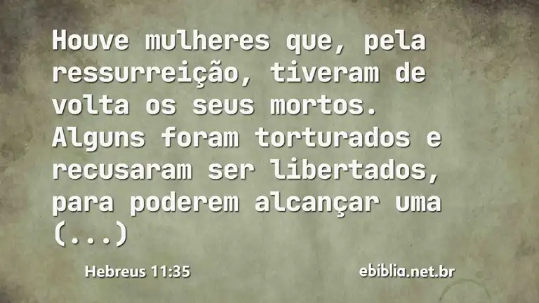 Hebreus 11:35