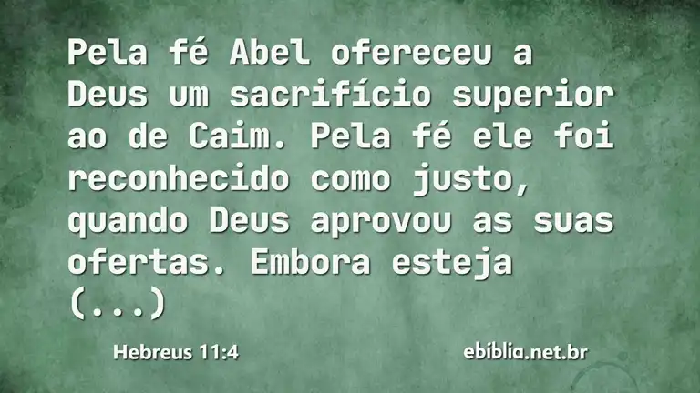 Hebreus 11:4