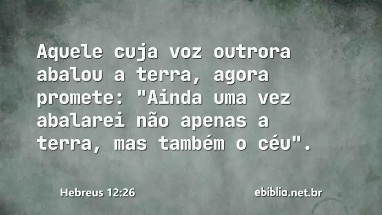 Hebreus 12:26