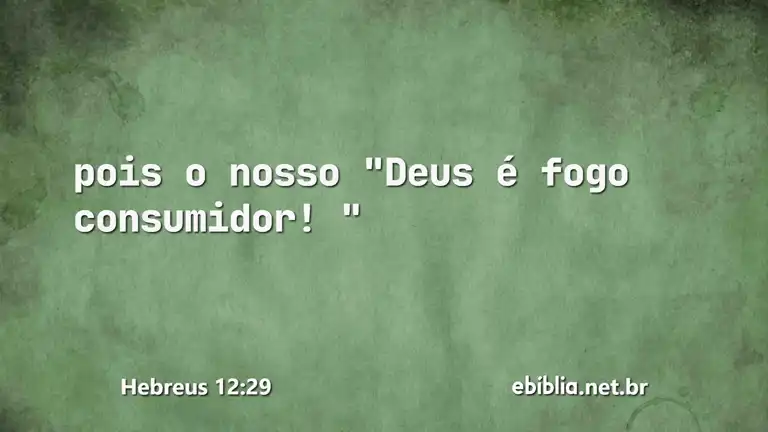 Hebreus 12:29