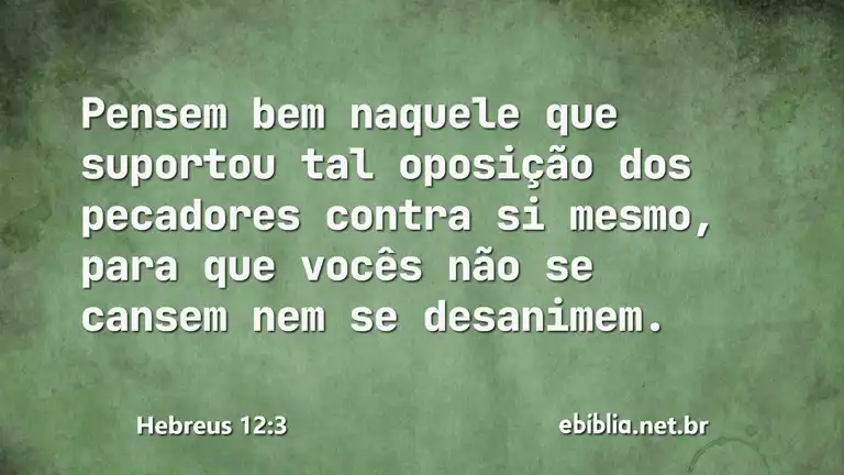 Hebreus 12:3