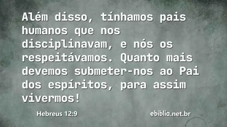 Hebreus 12:9