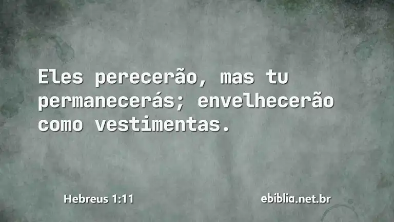 Hebreus 1:11