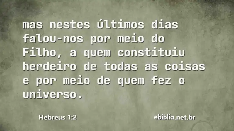 Hebreus 1:2