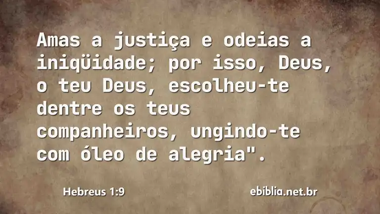 Hebreus 1:9