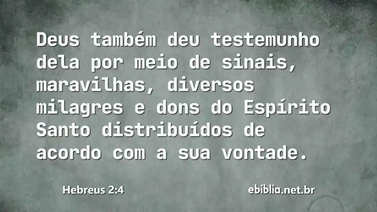 Hebreus 2:4