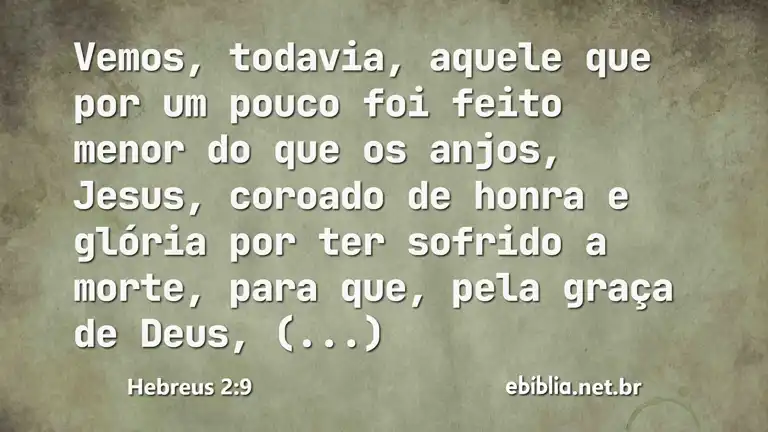 Hebreus 2:9