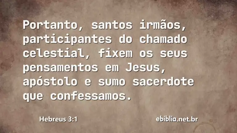 Hebreus 3:1