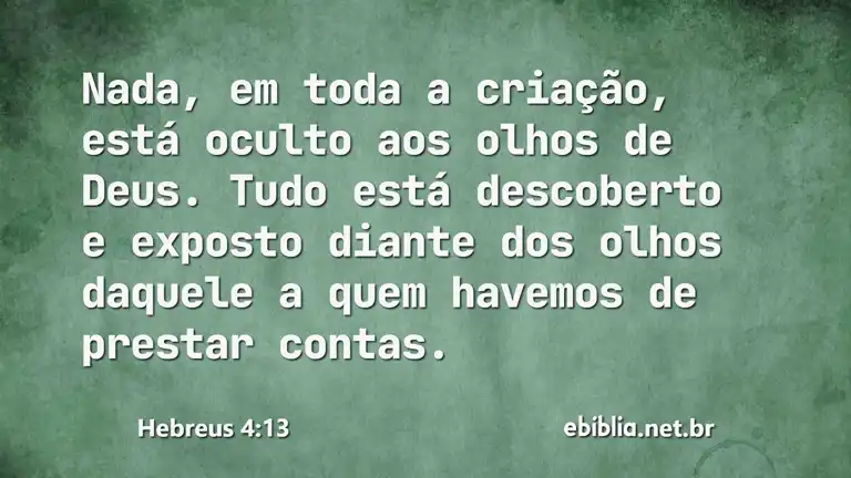 Hebreus 4:13